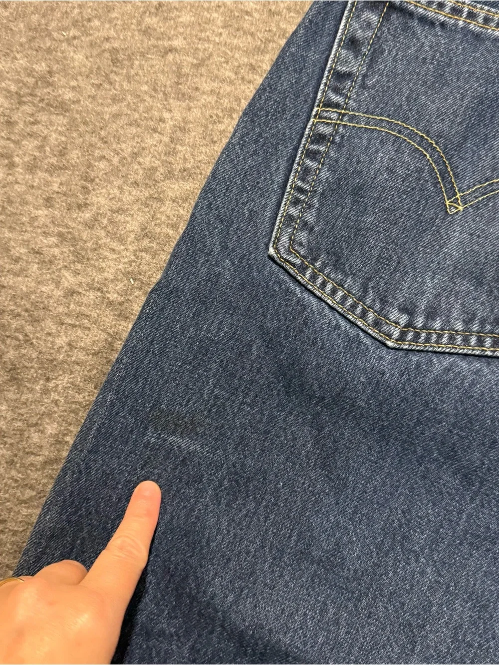 Levis 569 Vtg 90s Dry Goods Jeans Men’s 38x30 blue Straight USA Made Cotton Nice